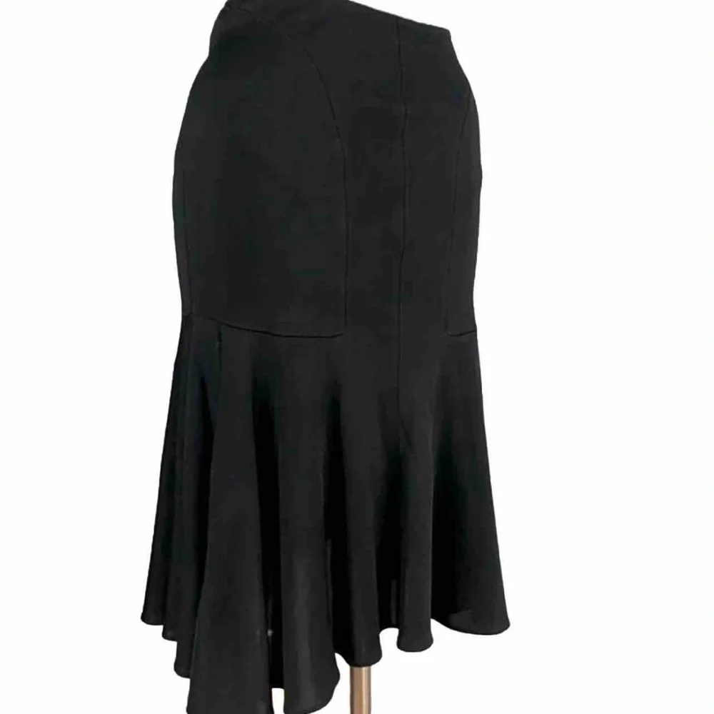 Vintage ALAÏA Fitted Stretch Tulip Flare Designer Skirt - Picture 10 of 16